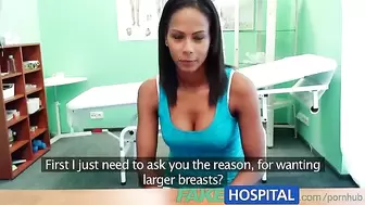 FakeHospital Patient wants Larger Breasts but gets a Doctors Cock Implant