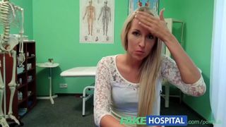 FakeHospital Blonde Womans Headache Cured by Cock and her Squirting Orgasms