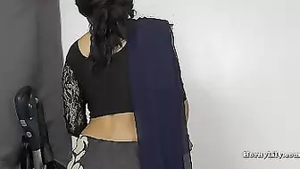 Horny Indian girl pees for her brother in law roleplay in Hindi