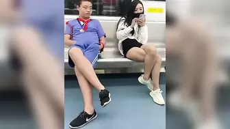 Asian Girl Roleplay on the Train