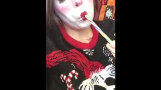 Christmas Candy Cane Creamy Pussy Fuck