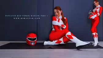 4K Defeated Red Power Ranger Part l