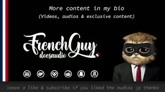 [M4F] French Daddy MAKES YOU POUND YOUR TIGHT VAGINA for him [EROTIC AUDIO] [JOI]