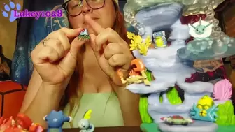 Giantess Squirtle Crushes Pokemon Between Her Melons