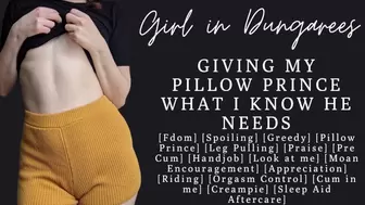 ASMR | Gentle Fdom GF strokes and mounts your dong lovingly | Hand-job | Cream-pie