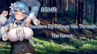 [EroticRoleplay] Tsundere Elf Follows You Through The Forest