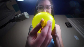 Giantess Swallowing Up Balloons ASMR Roleplay