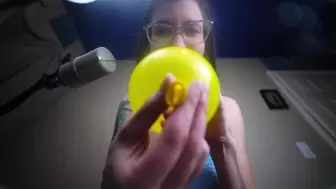 Giantess Swallowing Up Balloons ASMR Roleplay