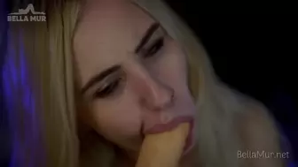 Very sensual ASMR and rough mouth fuck at the same time