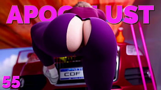 APOCALUST revisited #55 • Huge, squishy booty-cheeks right in your face