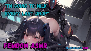 Your alluring A.I GF malfunctions and straps you to her milking chair [FEMDOM FANTASY ROLEPLAY]