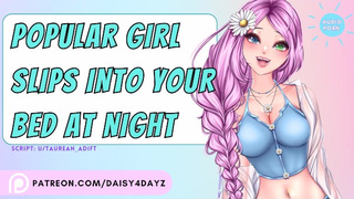 ASMR || Popular Slut Slips Into Your Bed At Night [Audio Porn] [Slutty Whispers] [asmr moaning]