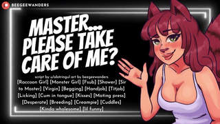 Alluring Clutzy Tanuki Whore Begs You to be Her Master || Wholesome Monstergirl ASMR Roleplay for Males