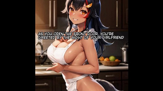 Anime Captions - Dinner, Bath or - Sex? / Your Horny Gf part one