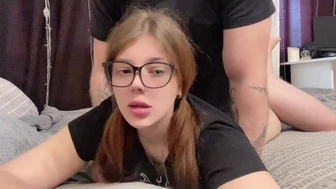 Shy Little Step Sister Enjoys Rough Fuck