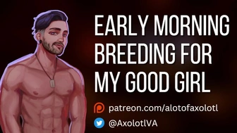 [M4F] Early Morning Breeding | Daddy Mdom Bf ASMR Roleplay Audio for Women