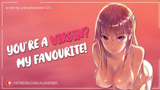You're a VIRGIN? My Favourite! ♡ | ASMR Audio Roleplay
