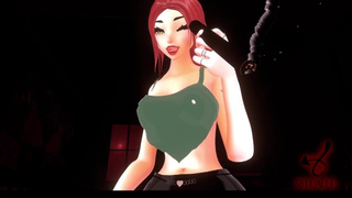 CherryErosXoXo VR - Cherry Noire Smoking Bizarre Cigar Femdom Custom Film Trailer