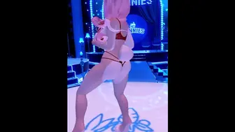 Fine furry bunny whore dance (VR Vtuber)