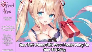 Your Best Friend Gives You A Pocket Snatch For Your Birthday [Erotic Audio Only] [Birthday Sex]