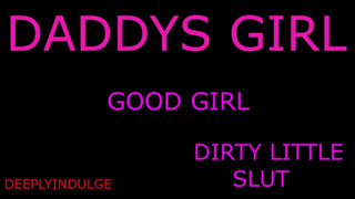 BEING A GOOD SLUT FOR DADDY ( AUDIO ROLEPLAY) DADDY DOM