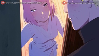 Naruto Pounding Sakura || 4K