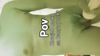 Pantasya sa banyo, Oral Sex moko baby ughhh. Puch* Sarap ng bibig mo tang in* uhaw na uhaw sa kalibog