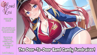 The Door-to-Door Band Candy Fundraiser! [Erotic Audio Only] [Public] [College Chick With Cougar Man]