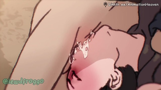 2D & 3D Animated Deep Throatpie || 4K60