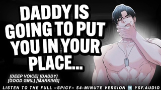 Riding Daddy's Prick While He Chokes You | AUDIO EROTICA | YSF | Male Moaning ASMR
