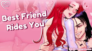 Giving Your Alluring BFF a Cream-pie for Valentine's Day | Audio Anime Roleplay | Oral sex ASMR | Kiss