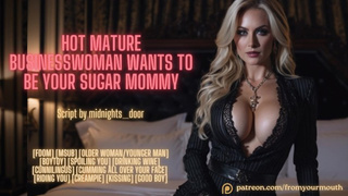 Sweet Cougar Businesswoman Wants To Be Your Sugar Mommy ❘ ASMR Audio Roleplay