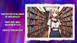Vagina Getting Wet in the Library - ASMR Roleplay Audio