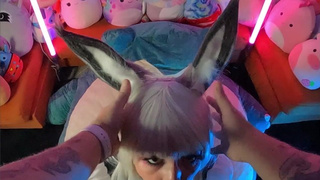 Alluring Tattooed Bunny Maid Gets Railed