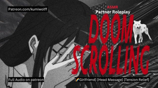 Doom Scrolling | Partner Roleplay [F4F] [Lezbo] [Soft Dom]