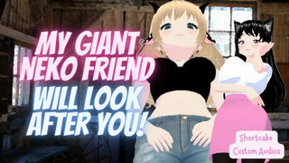 [Audio Only] Giantess Neko Plays With and Blows You! Non Fatal Vore ASMR Roleplay (PART three)