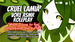 [Audio only] Cruel Giantess Lamia Blows You! Fatal Vore ASMR Roleplay