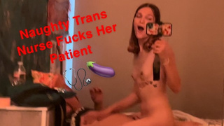 Nasty Trans Nurse Akira Rabbit Mounts Her Patient