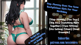 Step-Mommy Gives You Some Bootylicious Gifts For Your Birthday