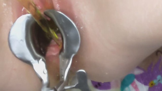 Piss in My Open Vagina Speculum Pee in Me