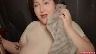 Uh-Oh! Flirty Huge Tit BIG BODIED WOMAN Neighbor Made a Mess, Soaks and Cleans You (ASMR Roleplay)