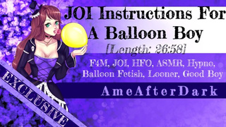 [Preview] Jerk Off Instructions For A Balloon Hubby