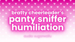 cheerleader's panty sniffer humiliation