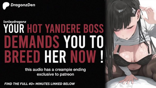 YOUR YANDERE BOSS DEMANDS YOU TO BREED HER NOW | Erotic Audio Roleplay ASMR BEST AUDIO PORN EVER
