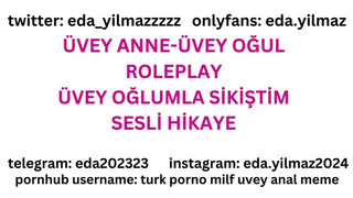 ÜVEY ANNE-ÜVEY OĞUL-ROLEPLAY-SESLİ HİKAYE-BÜYÜK MEME-TÜRK PORNO-TÜRK MİLF-TÜRK SİKİŞ-TÜRK UVEY ANNE