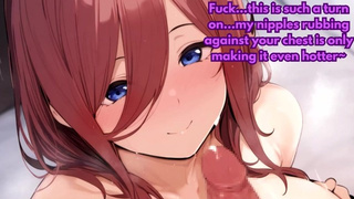 Miku Nakano Drains You Dry With a Titjob (The Quintessential Quintuplets)