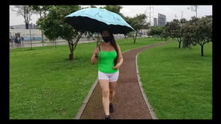 Bhabhi Indian Sex Skank Ex-wife Shows Off Her Giant Cameltoe In The Park She Enjoys The Looks Of Strangers