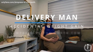 Falling in Love with the DeliveryMan - Rapid Weight Gain Thin to SSBBW