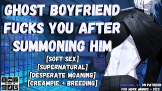 Your Ghost Bf Mounts You After Summoning Him | Male Moaning Audio