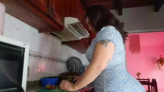 Carla Farting While Cooking Dinner! So Bubbly!